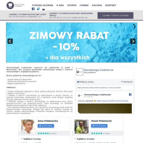 Piaskowanie zębów – Warszawa