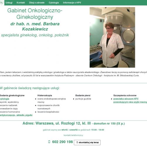 Leczenie nadżerek w Warszawie