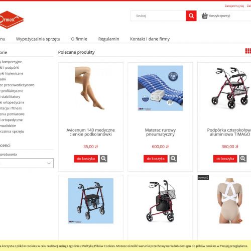 Gorsety stabilizujące i kule inwalidzkie