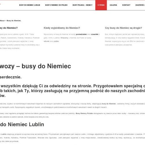 Busy Polska-Niemcy