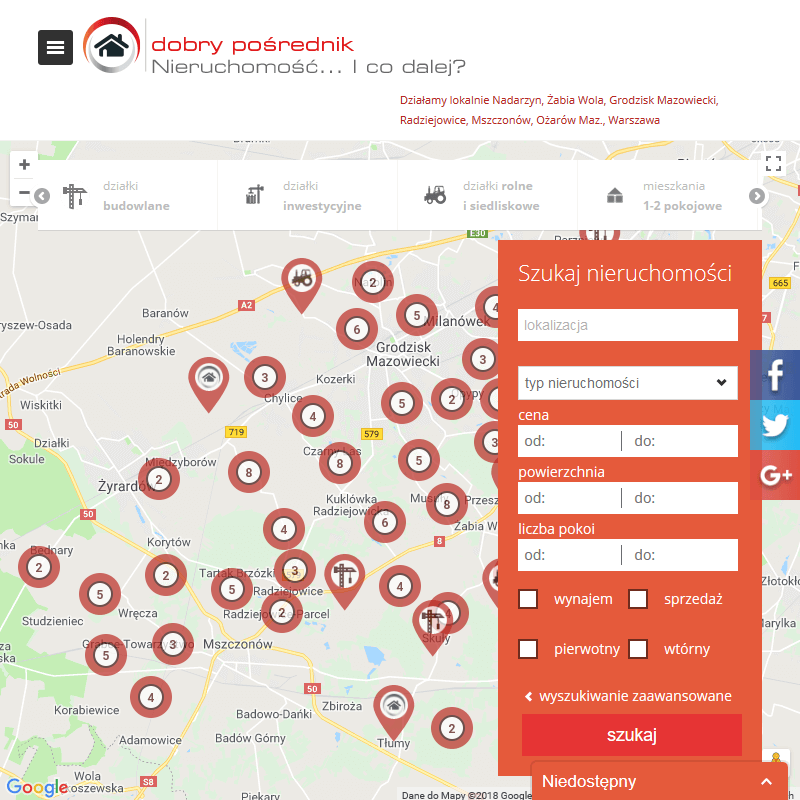 Ziemia na sprzedaż - Żabia Wola