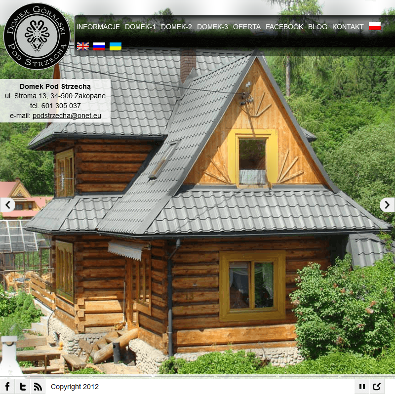 Całoroczny domek góralski do wynajęcia