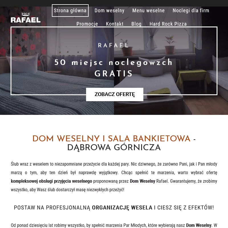 Organizacja wesel nieopodal Dąbrowy Górniczej