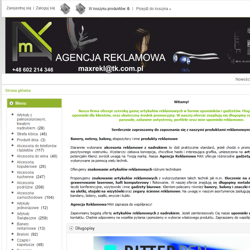 Znakowanie artykułów reklamowych
