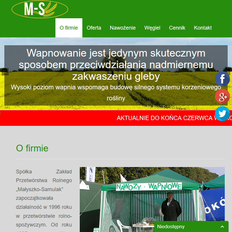 Nawozy wapniowe - Koszalin